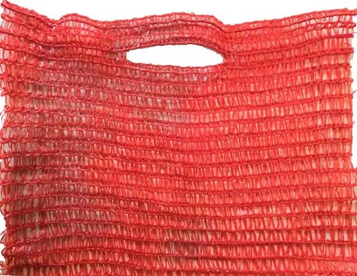 Small Rachel Woven Mesh Bag With Handle PP Woven Sacks For Onion Mesh Bags