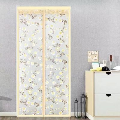 Puerta de película de plástico impresa Puerta de papel magnético anti frío 90x220cm